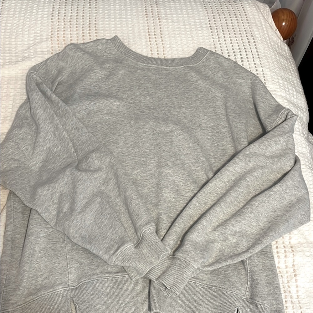 Aerie Light Gray Knit Top